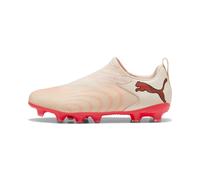 PUMA Botas de fútbol sin cordones FUTURE 9 MATCH FG/AG juveniles, Calzado, Beige, 34