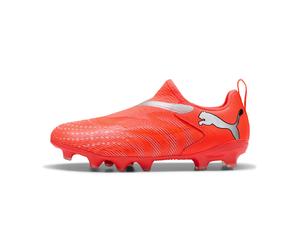 PUMA Botas de fútbol sin cordones FUTURE 9 MATCH FG/AG juveniles, Calzado, Rojo, 35