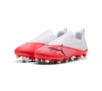 PUMA Botas de fútbol sin cordones ULTRA 7 MATCH FG/AG juveniles, Accesoiros, Rojo, 38.5