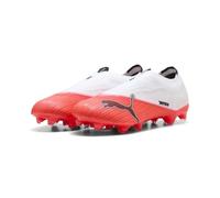 PUMA Botas de fútbol sin Cordones Ultra Nitro™ 7 Match FG/AG Unisex 46, Ultra Red Black White