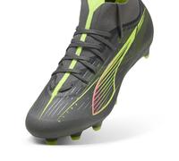 Puma - Ultra 5 Match+ FG/AG, Zapatillas de fútbol Unisexo, Matte Aged Silver-Yellow Alert-Puma Aged Silver,