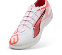PUMA Botas de fútbol ULTRA 5 PRO COURT, Calzado, Blanco/Negro/Glowing Rojo, 44.5 44.5