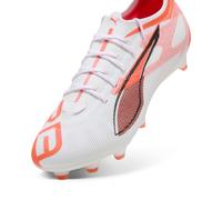 PUMA Botas de fútbol ULTRA 5 PRO FG/AG, Calzado, Blanco/Negro/Glowing Rojo, 42 42