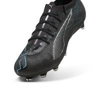 Puma - Ultra 5 Pro FG/AG, Zapatillas de fútbol Unisexo, Puma Black-Puma Silver-Bright Aqua,