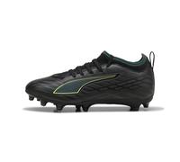 PUMA Ultra 6 Match FG/AG JrSoccer - Tenis Unisex para niños, Puma Black Fizzy Light Green Terrain, 33 EU