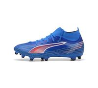 PUMA Botas de fútbol Ultra 6 Match+ FG/AG Unisex 45, Ultra Blue White Black