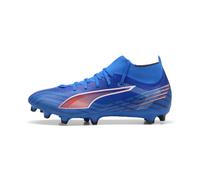 PUMA Botas de fútbol Ultra 6 Match+ FG/AG Unisex 39, Ultra Blue White Black