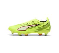 PUMA Ultra 6 Match MXSG - Tenis de fútbol Unisex, Color Amarillo Alerta, Negro, Rojo Brillante, Lima exprimida, Talla 46, Yellow Alert Puma Black Glowing Red Lime Squeeze, 45 EU
