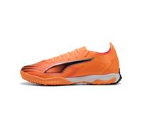 PUMA Ultra 6 Match TT, Zapatillas de fútbol Unisex Adulto, Heat Fire Negro Rojo Brillante, 41 EU