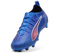 PUMA 6 Pro FG/AG Jr, Zapatillas de fútbol Unisex niños, Ultra Blue White Glowing Red, 32.5 EU