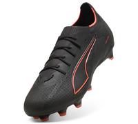 PUMA Ultra 6 Pro FG/AG - Tenis de fútbol Unisex, Color Negro y Rojo, Talla 13 de Reino Unido, Puma Negro Puma Rojo, 48.5 EU
