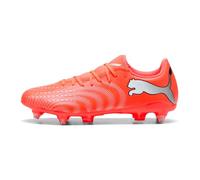 PUMA Botas de fútbol Unisex Future 9 Play Mxsg, Glowing Red White Black Silver 41 EU, Glowing Red PUMA Blanco PUMA Negro PUMA Plata, 41 EU