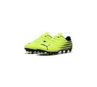 Puma Botas de fútbol Unisex para niños Attacanto II FG/AG Jr, Color Amarillo Alerta Negra, Yellow Alert Puma Negro, 35.5 EU