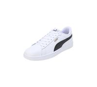 PUMA Botas de fútbol Unisex Smash 3.0 L para niños, Talla 7.5, Puma Blanco Puma Negro Puma Oro, 43 EU