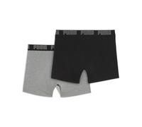 PUMA Boxer Briefs (2-Pack) Men, Ropa, Grey Melange/Negro, 6 6