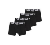 PUMA Boxer Briefs (4-Pack) Men, Ropa, Negro/Grey Melange, 6 6