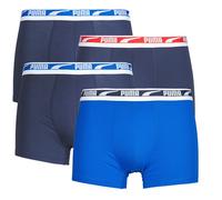 PUMA Calzoncillo boxer azul / marino / rojo / blanco M azul / marino / rojo / blanco