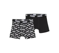 PUMA Bóxers con logo para el día a día juveniles (pack de 2), Ropa, Negro, 16