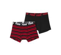 PUMA Bóxers Everyday Heritage para hombre (pack de 2), Ropa, Rojo/Negro, 3 3