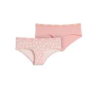PUMA Braguitas hipster de cintura baja para mujer (pack de 2), Ropa, Coral, M M