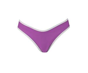 PUMA Brief 701226202 Trajes de baño, Púrpura/Amarillo, M para Mujer