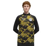 PUMA BVB - Sudadera con Cremallera de 1/4