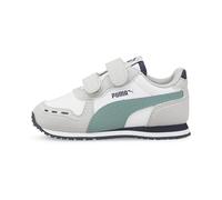 PUMA Cabana Racer Sl 20 V Inf, Zapatillas Unisex bebé, Puma White Mineral Blue, 22 EU