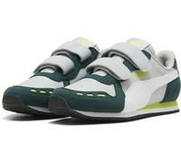 PUMA Cabana Racer SL 20 V PS, Zapatillas, Cool Light Gray White-Dark Myrtle-Lime Smash, 30 EU