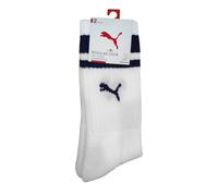Puma Crew Heritage Stripe Socks (2 Pack) Calcetines, blanco/azul, 43-46 Unisex Adulto