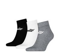 Puma Calcetines al Tobillo Quarter para Adultos Unisex Packs de 3 (CS2509)