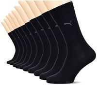 PUMA Calcetines clásicos informales [10 unidades] para hombre 43-46 negro