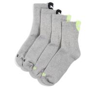 PUMA Calcetines cortos Heart para mujer (2 pares), Accesoiros, Gris, 39-42