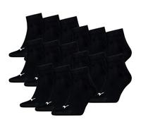 PUMA Calcetines cortos unisex de mezcla de algodón, 15 pares, para hombre y mujer