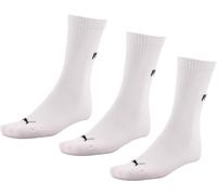 Puma - Calcetines Cushioned Next Crew (3 Pares), Unisex, White, 43-46