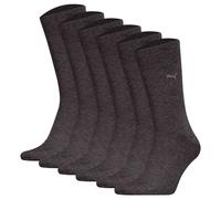 Puma Calcetines de Hombre, 6er Paquete - Classic, Cortos, Logo, Monocromo