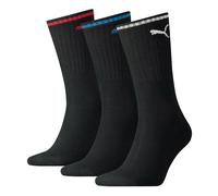 PUMA Calcetines deportivos azul real / rojo fuego / negro / blanco 47-49 azul real / rojo fuego / negro / blanco