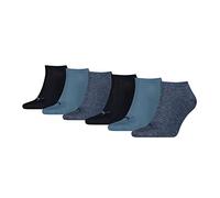 PUMA Calcetines deportivos para hombre y mujer, paquete de 6, Denim., 39-42