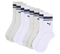 PUMA Calcetines deportivos para niños (pack de 4), Ropa, Blanco, 31-34 31-34