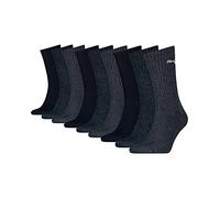 PUMA Calcetines deportivos unisex de media caña, 3 pares por paquete, 39-42