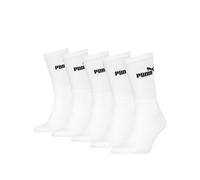 PUMA Calcetines deportivos unisex pack 5 pares (blanca, 35-38)