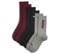 PUMA Calcetines deportivos unisex (pack de 3), Ropa, Rojo, 39-42 39-42