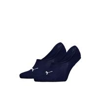 PUMA Calcetines invisibles de corte alto unisex (paquete de 2), Accesoiros, Azul, 39-42 39-42