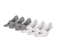 PUMA Calcetines invisibles gris moteado / negro / blanco 43-46 gris moteado / negro / blanco