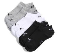 PUMA Calcetines invisibles juveniles (pack de 3), Accesoiros, Gris, 31-34 31-34