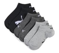 PUMA Calcetines invisibles juveniles (pack de 3), Accesoiros, Negro, 31-34 31-34
