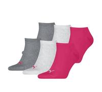 PUMA Calcetines invisibles para zapatillas, unisex (6 unidades), 39-42