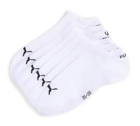 PUMA Calcetines invisibles unisex (pack de 6) 43/46, White