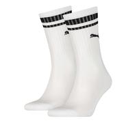 Puma - Calcetines Medios Heritage de Rayas para Adultos Unisex - Packs de 2