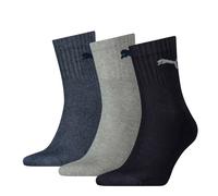 Calcetines PUMA cortos unisex (3 pares), Ropa, Azul, 43-46 43-46