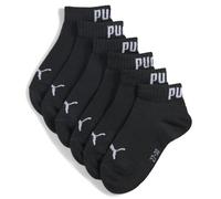 PUMA Calcetines tobilleros juveniles (pack de 3), Accesoiros, Negro, 35-38 35-38